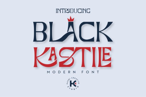 Black Kastile: A Modern All-Capital Typeface for Editorial Design