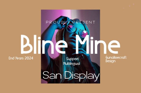 Blind Mine Typeface Review for Bold Campaign Design