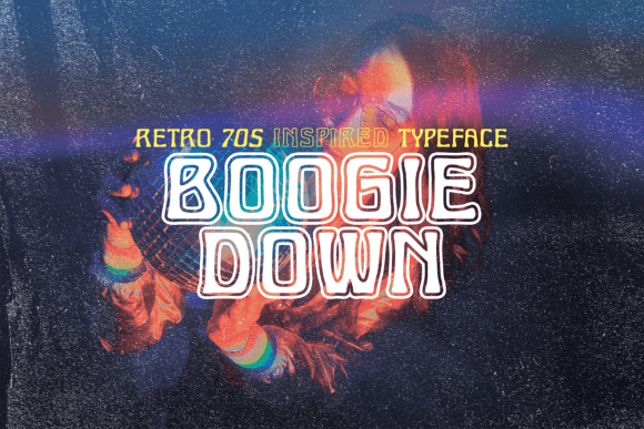 Boogie Down: A Super Fun 70s Retro All-Caps Font for Nostalgic Editorial Design
