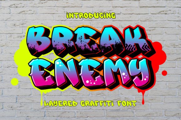 Break Enemy Typeface Review for Streetwear Campaigns