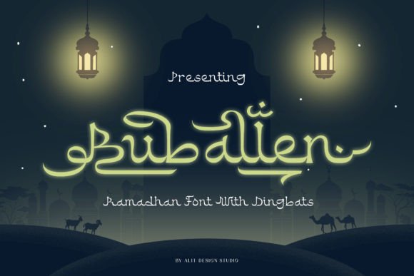 Buballen: The Elegant Display Font for Islamic Branding