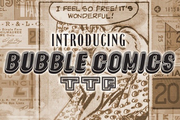 Bubble Comics Typeface for Modern Web Design