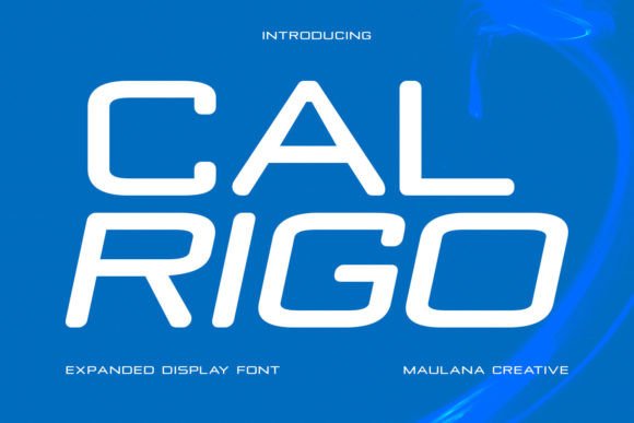 Calrigo: The Bold Display Font for Strong Brand Identity