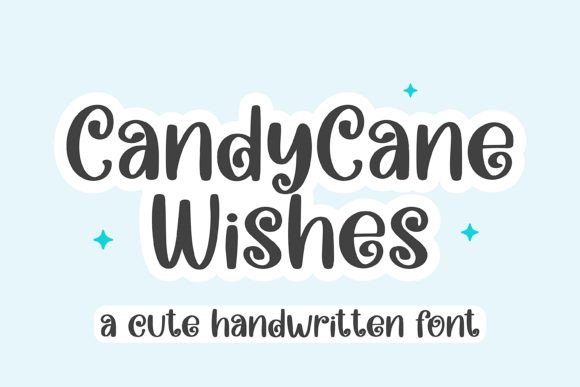 Candy Cane Wishes: A Handwritten Display Font for Authentic Branding