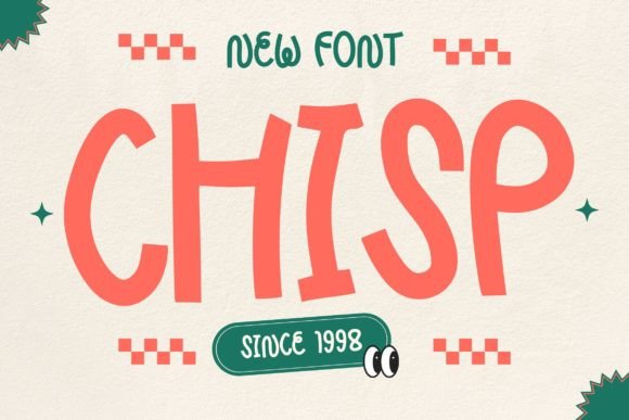 Chisp Display Font for Bold Web Headlines