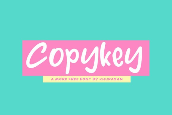 Copykey: A Modern Display Typeface for High-Impact Campaign Design