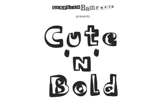 Cute ‘n’ Bold: A Modern Display Font for Fun Editorial Design