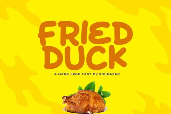 Fried Duck: A Modern Handwritten Display Font for Editorial Design