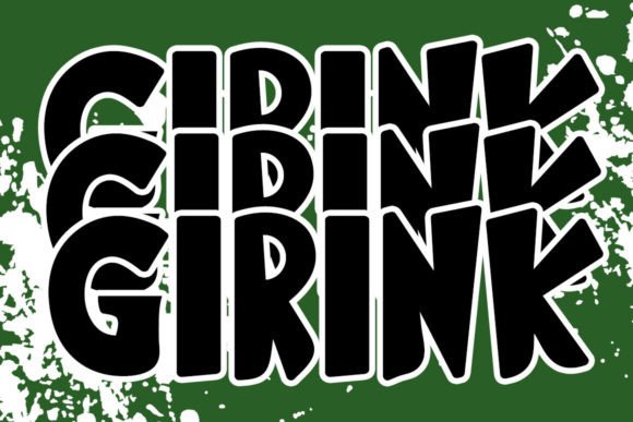 Girink: The Bold Display Font for Modern Editorial Design
