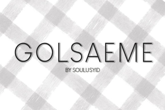 Golsaeme Typeface: Bold Display Fonts for Dynamic Branding