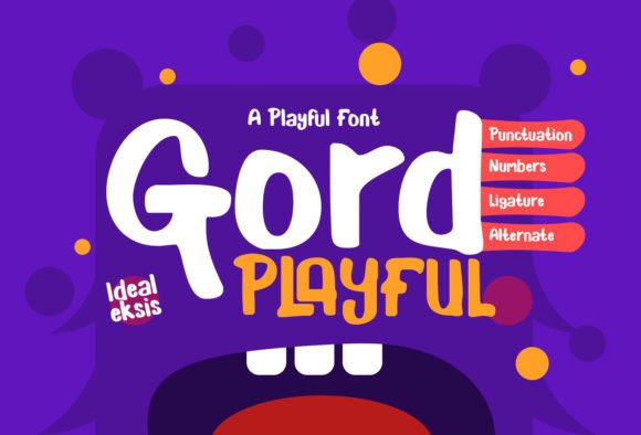 Gord Playful: A Whimsical Display Font for Lively Editorial Design