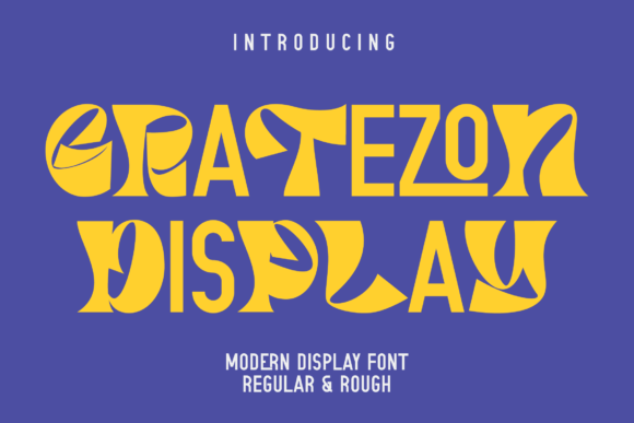 Gratezon: The Playful Display Font for Bold Brand Identity