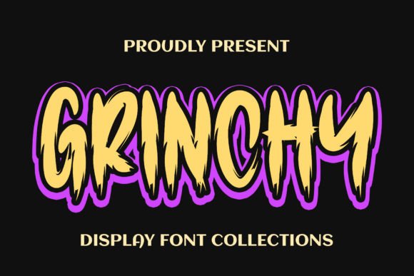 Grinchy Typeface: A Spooky Display Font for Seasonal Editorial Design