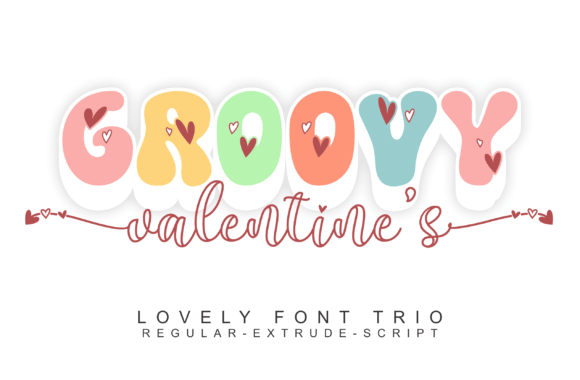 Groovy Valentine s: A Retro Duo Font for Modern Web Design