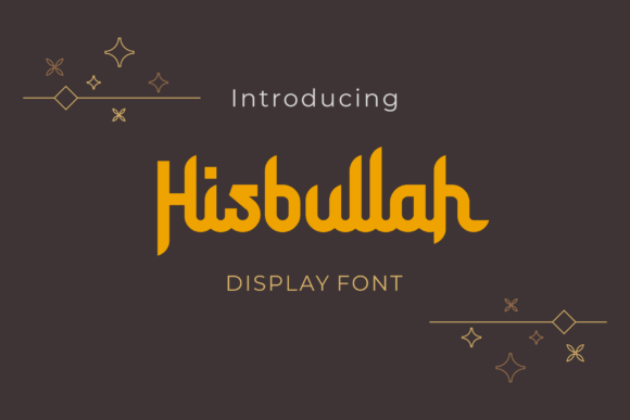Hisbullah: A Bold Display Typeface for Editorial Elegance