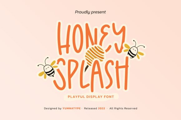 Honey Splash Typeface Review for Social Campaigns