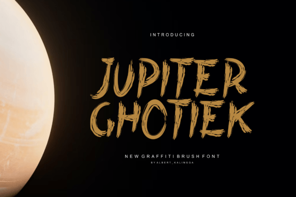 Jupiter Ghotiek Typeface for Bold Brand Identity Projects