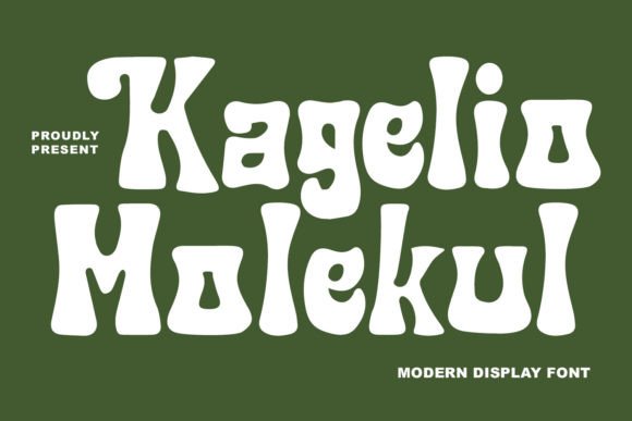 Kagelio Molekul: A Playful Display Font for Modern Digital Brands