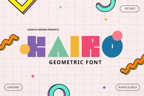 Kairo: A Modern Geometric Display Font for Digital Branding