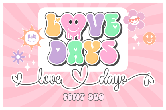 Love Days Font Review: Retro Display & Script for Editorial Design