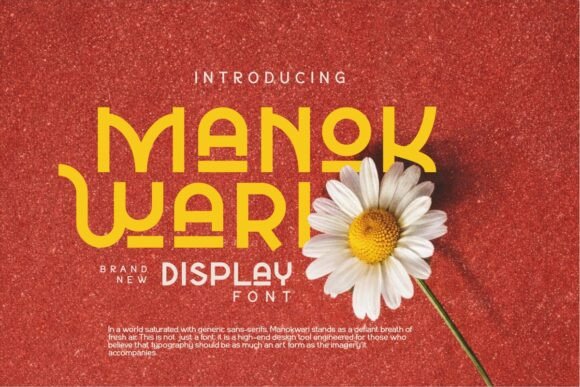 Manokwari Display Font for Elegant Web Design