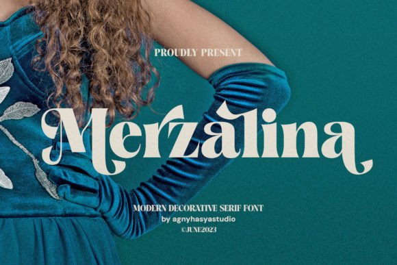 Merzalina: A Stylish Decorative Serif for Elegant Branding