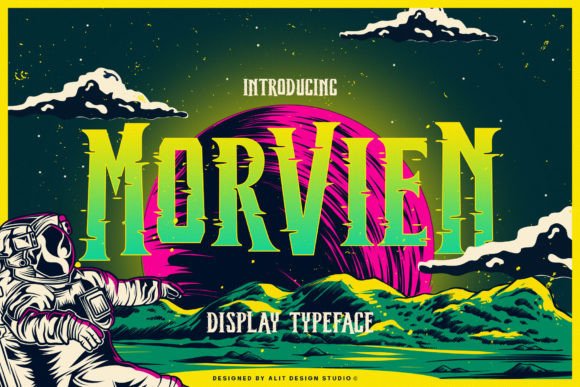Morvien Typeface: A Bold Display Font for Modern Web Design