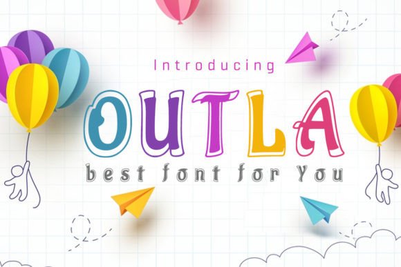 Outla: A Quirky Display Font for Playful Brand Identities