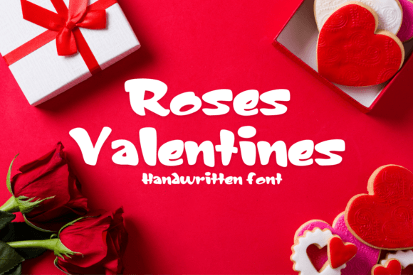 Roses Valentines: A Handwritten Display Font for Engaging Brand Content