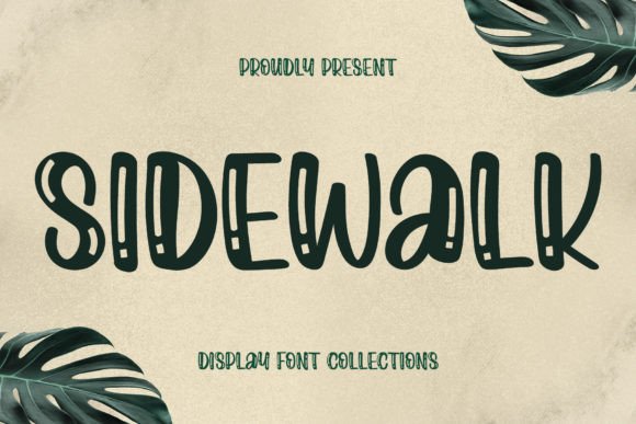 Sidewalk Display Font Review for Small Business Branding