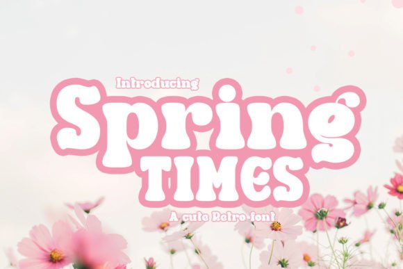 Spring Times: A Retro Display Font for Whimsical Brand Identity