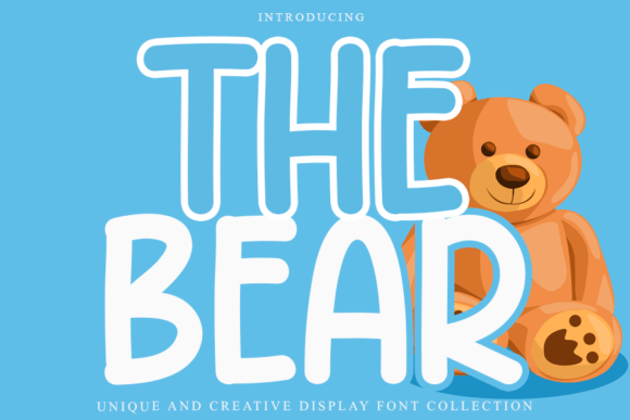 The Bear Display Font: A Modern Typeface for Handmade Brands